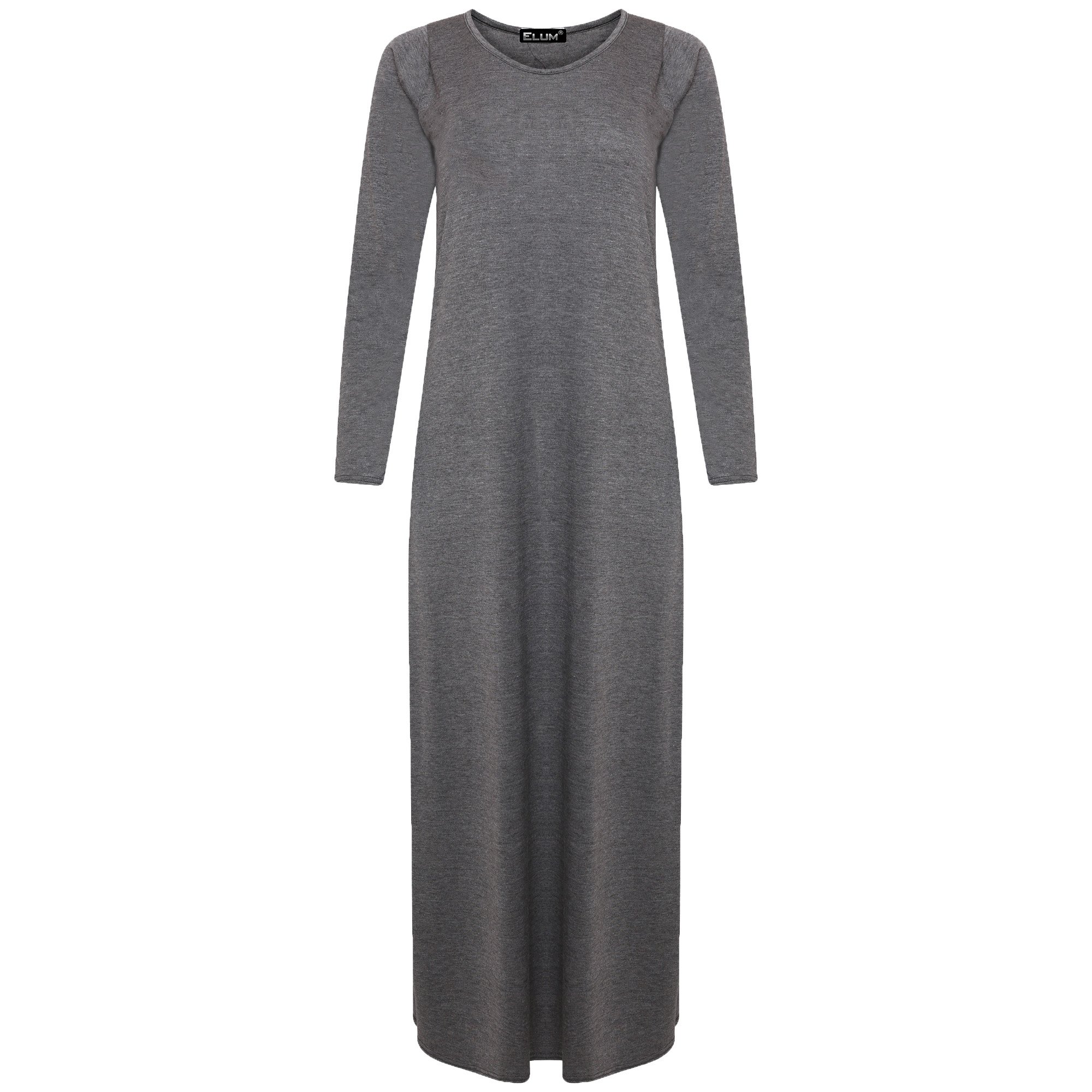 long sleeve jersey maxi dress