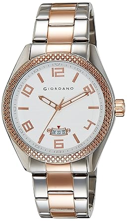 Giordano Analog White Dial Mens Watch - 1724-99