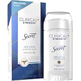 Secret Clinical Strength Antiperspirant and Deodorant Soft Solid, Light &amp; Fresh, 2.6 Oz. (Pack of 6)