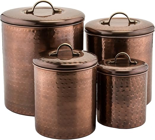 Amazon Com Old Dutch 1843 Canister Set Of 4 4 Quart 2 Quart 1