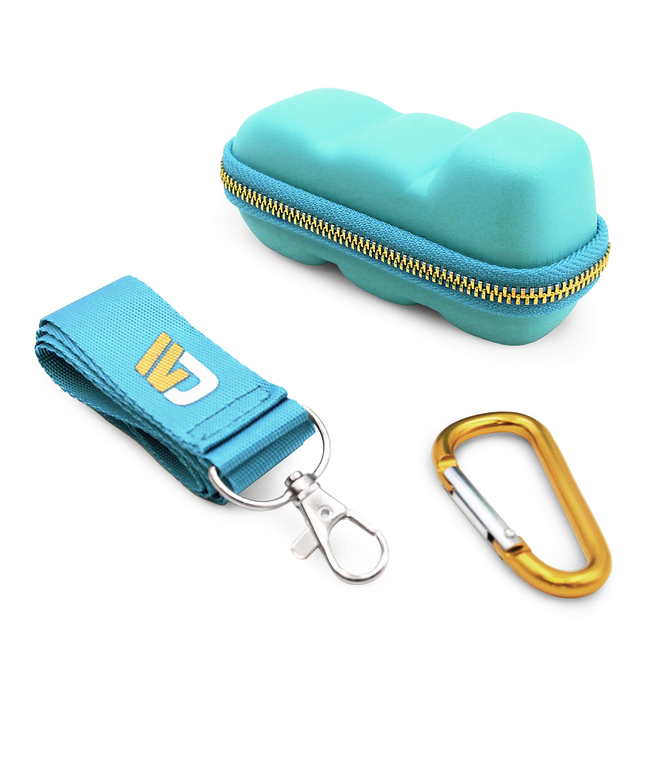 Casematix Turquoise Asthma Inhaler Travel Case, Does Not Include Inhaler Medicine