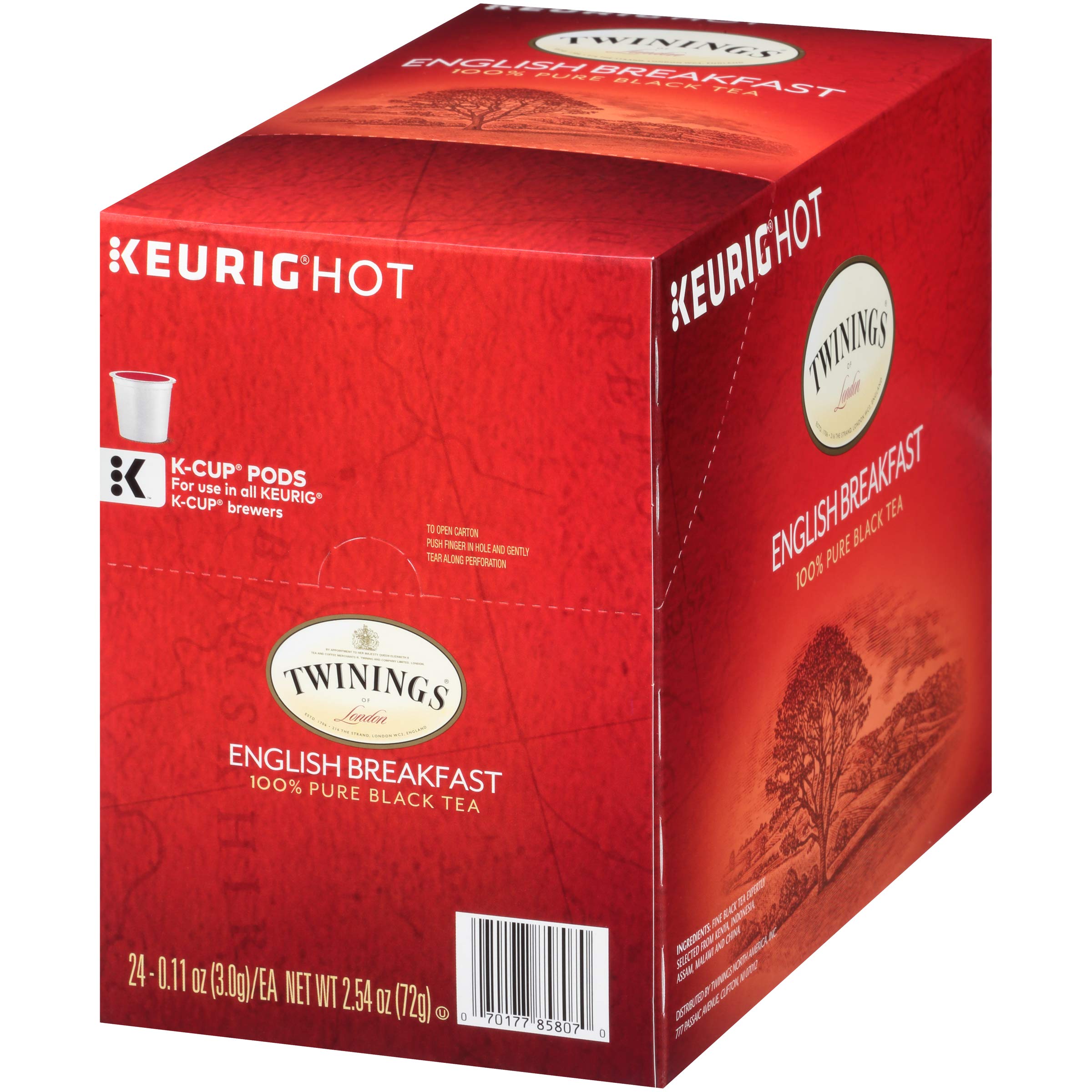Twinings of London English Breakfast Tea KCups for Keurig, 24 Count