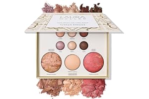 LAURA GELLER NEW YORK The Best of the Best Baked Palette - Tuscan Dreams - Full Size - Includes Bronzer, Blush, Highlighter and 6 Eyeshadows - Travel-Friendly (Best of the Best Tuscan Dreams)