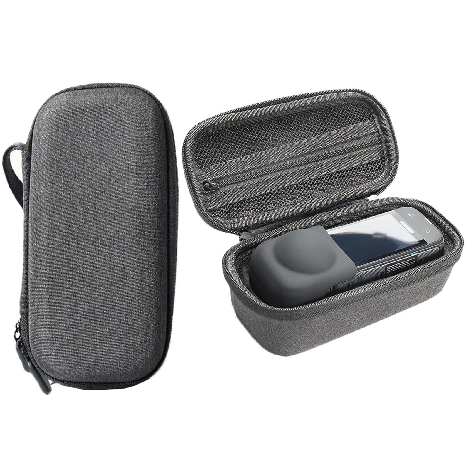 MotuTech Mini Bag for Insta360 X4 Hard Carrying Case Portable Storage Box Shock Proof Anti-Scratch, grey, Minimalist
