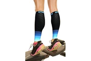 PHYSIX GEAR SPORT Physix Gear Calf Compression Sleeves - Shin Splint Support for Running, Enhanced Performance & Comfort for Men & Women