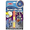Melissa & Doug On the Go Spy Mystery Secret Decoder Book With Decoder Wheel and Magic-Reveal Pen