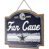 FOCO NFL Official Primary Logo Established 15" Fan Cave Wall Sign (Dallas Cowboys, One Size)