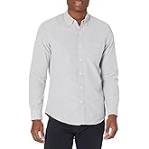 Amazon Essentials Slim-Fit Dress Shirts for Men - Long-Sleeve, Pocket, Button-Down Oxford Shirt
