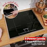 Russell Hobbs RH60IH2B414B 60cm Induction Hob Dual Flex Frame Black view 3