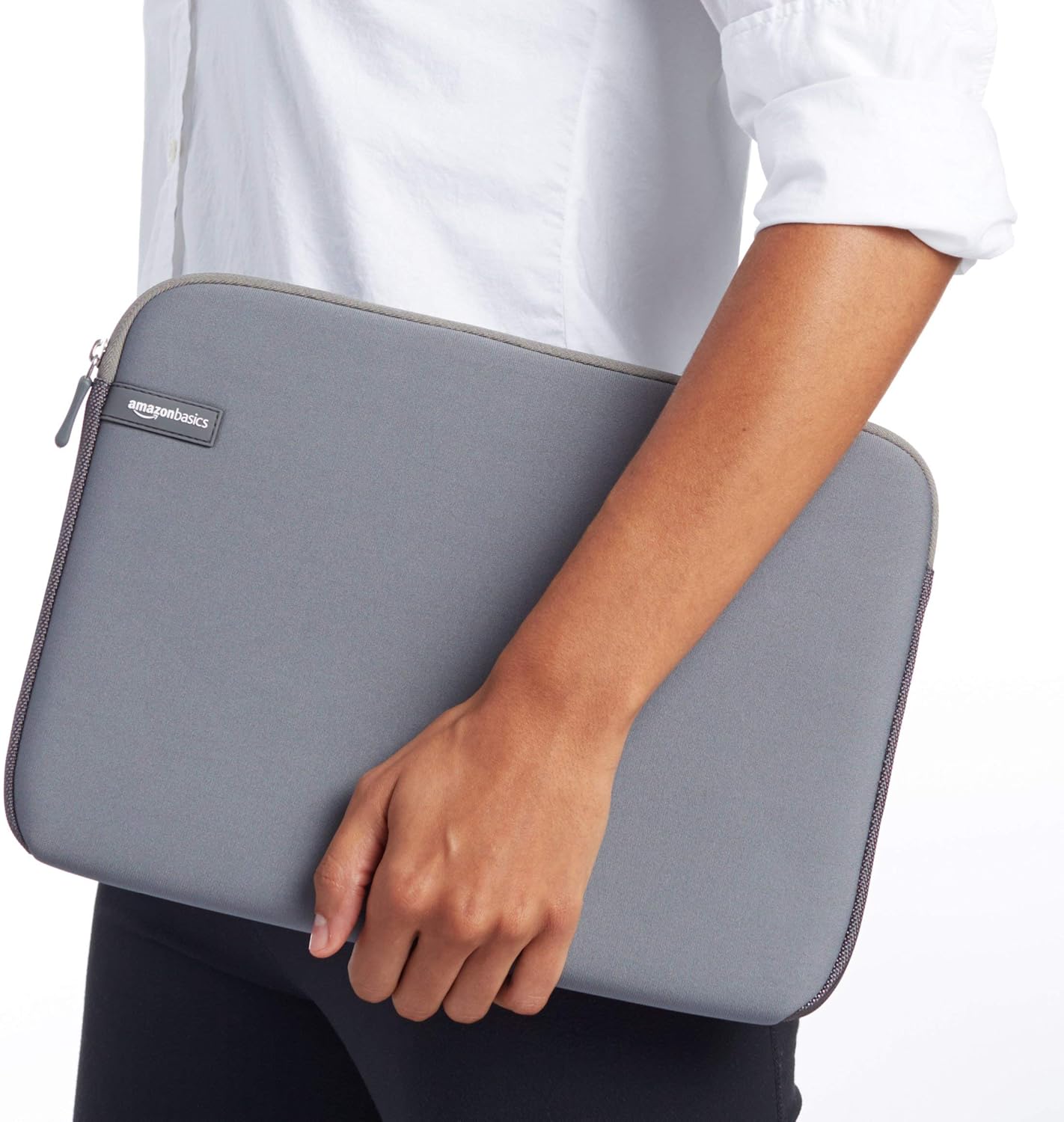 Amazon Basics 13.3 inch Laptop Sleeve Case - Grey - Image 3