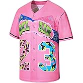 kioken Bel Air Baseball Jersey,90s Hip Hop Clothing for Men and Women, Short Sleeves T Shirt for Party
