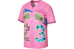 kioken Bel Air Baseball Jersey,90s Hip Hop Clothing for Men and Women, Short Sleeves T Shirt for Party