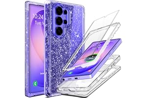 Coolwee Full Protective for Galaxy S26 Ultra Heavy Duty Hybrid 3 in 1 Rugged Shockproof Women Girls for Samsung Galaxy S26 Ul