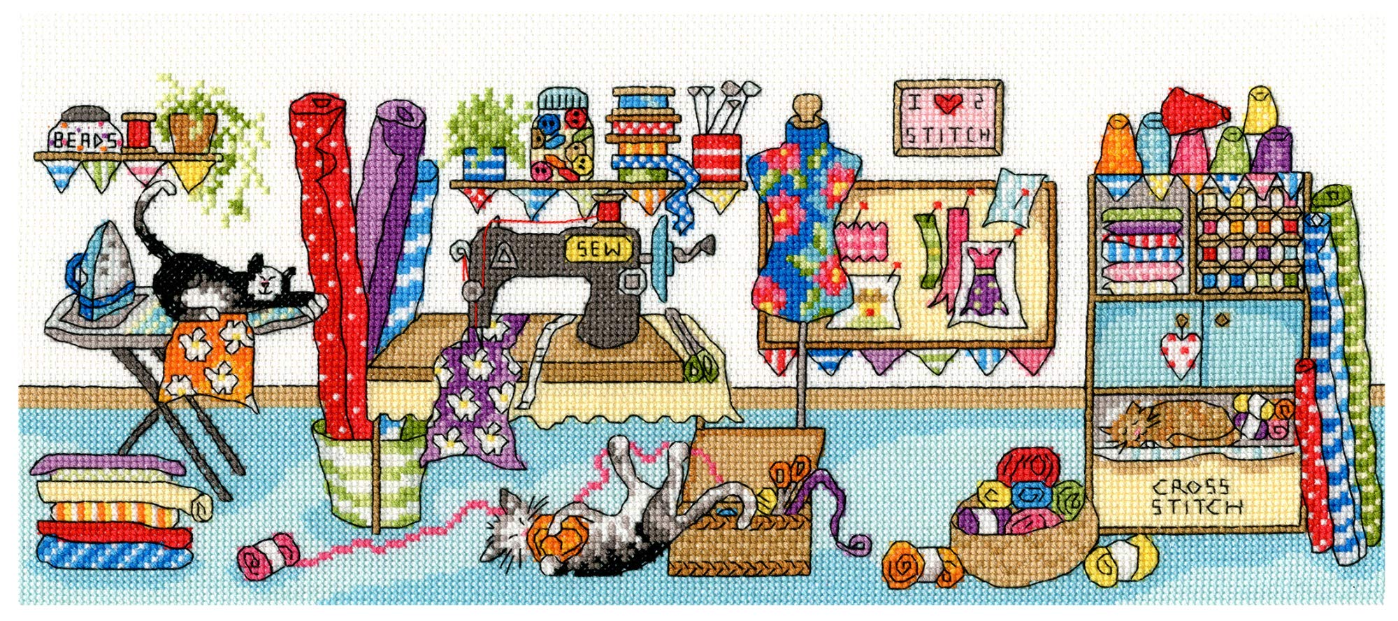 Bothy Threads Cross Stitch Kit - Sewing Fun