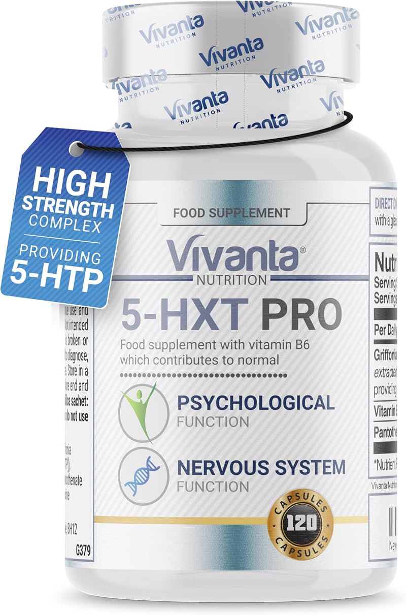 Vivanta Nutrition 5HXT Pro 5-HTP High Strength 200mg Griffonia Extract 120 Veg