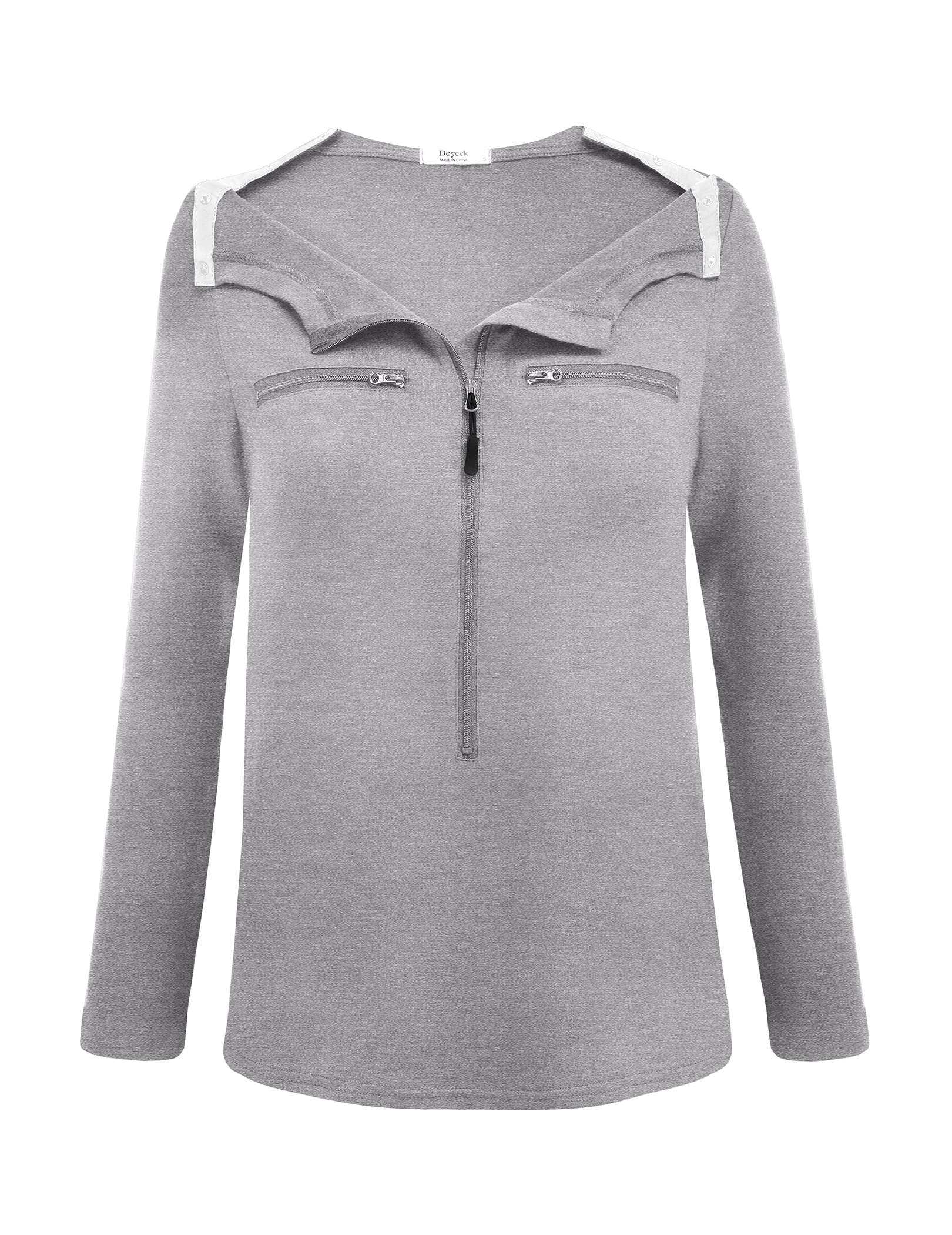 Photo 1 of Deyeek Items for Chemo Patients Gifts for Chemo Patients Women Post Shoulder Surgery Shirt Port Shirts Women Long SleeveLPNPMFY3175611
