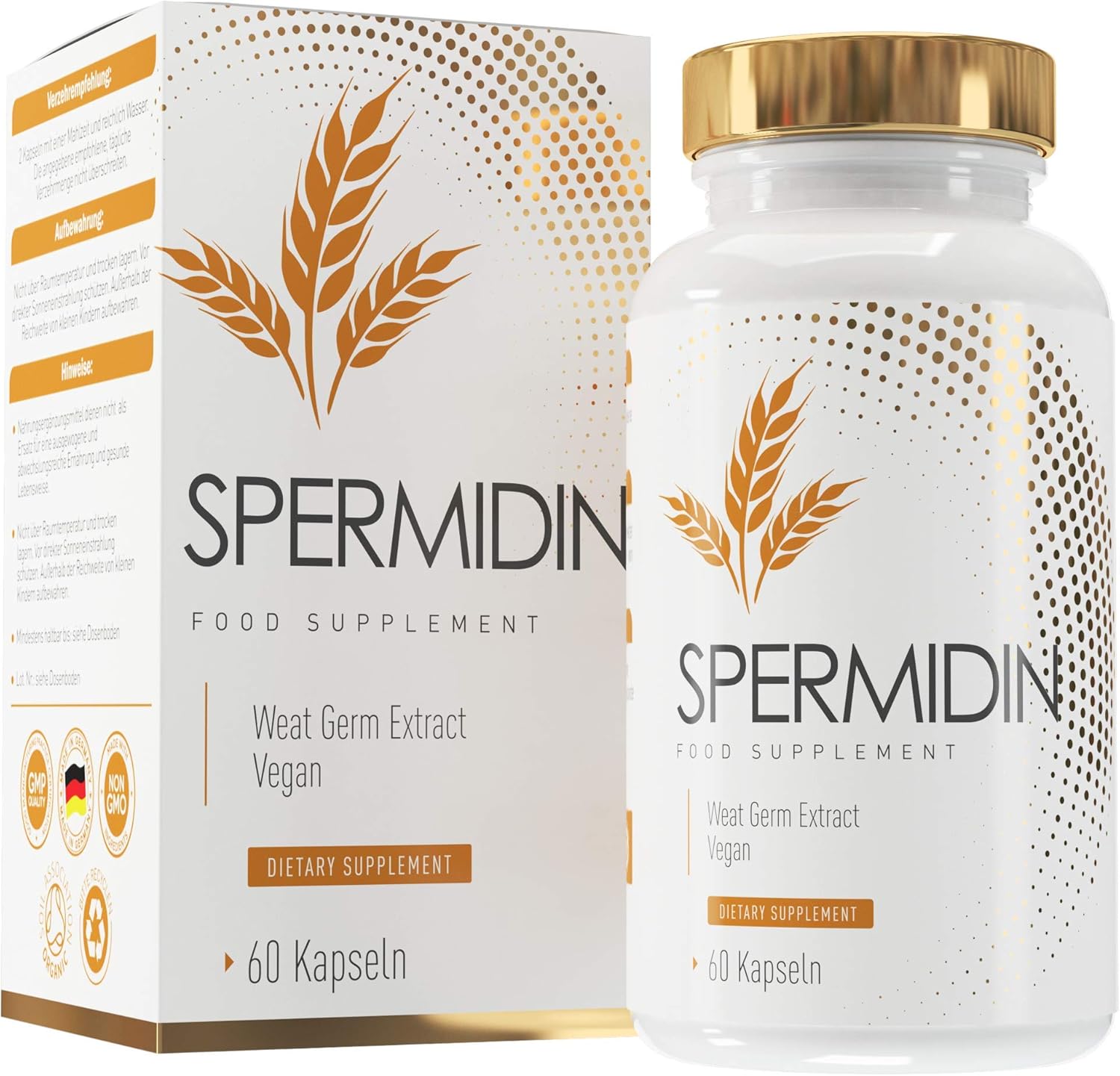 MVN MOST VALUABLE NUTRITION Spermidin 1mg - Hochdosiert & hohe ...