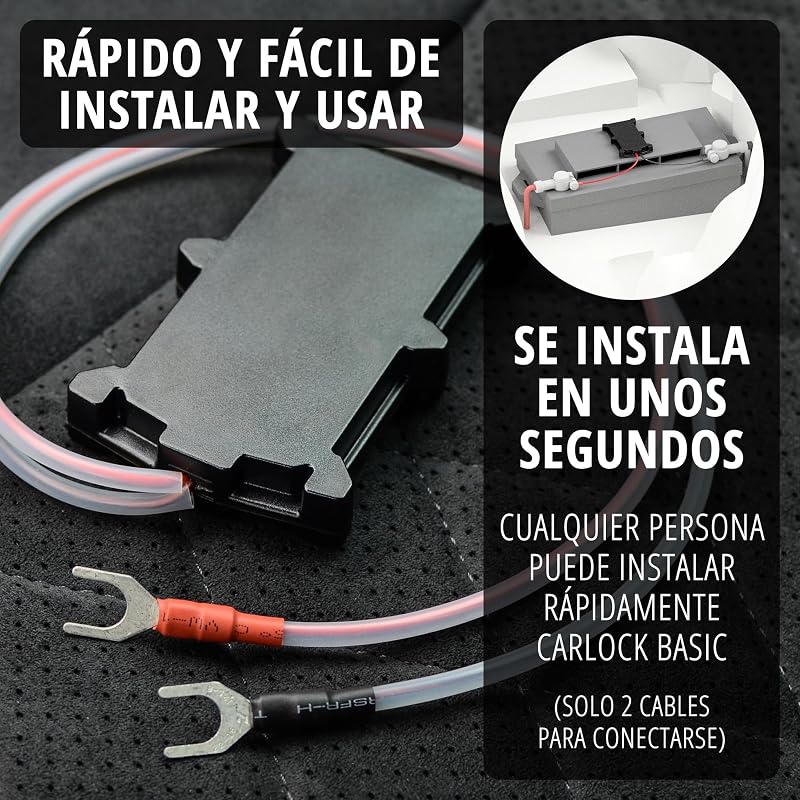 Localizador GPS básico de carros, alarme automóvel e anti-roubo automóvel. Rastreador GPS em tempo real, notifica imediatamente vibrações ou movimentos suspeitos. Segurança Completa do Carro