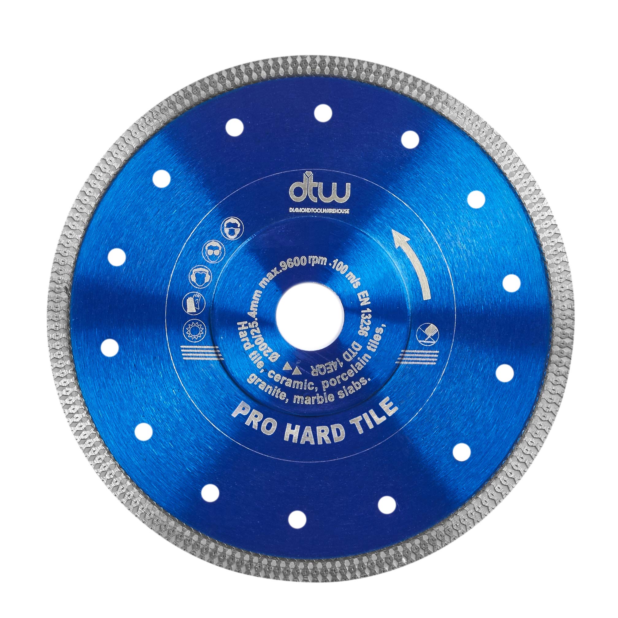 DTW Pro Hard Tile Diamond Blade 200mm x 20mm