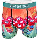 Good Luck Undies Men's Mushrooms Boxer Brief Underwear