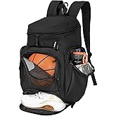LARIPOP Basketball Backpack Large Sports Bag, Gym Bag with Ball Compartment and Shoe Compartment to Store Sports Shoes Water Bottles Laptops and Daily Necessities, Widely Used in Basketball, Soccer