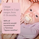 Tommee Tippee Ultimate Fit Soother 0-6 Months 4 Pack Colour Blocked view 5