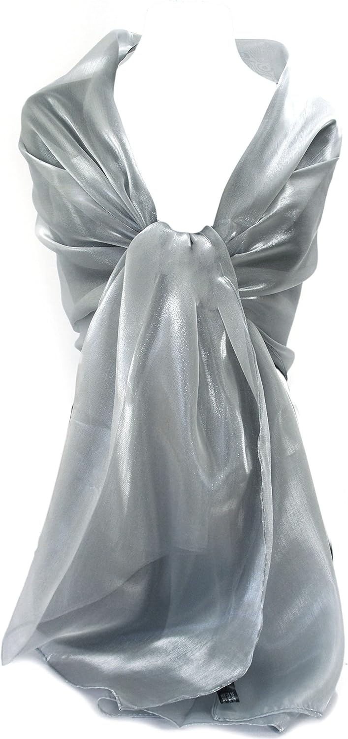 Brautjungfern Bridal Wear oder Braut oder Ball Proms Partys irisierend Hochzeit Stola GFM Marken Schal schimmernd ideal f/&uuml;r Abend