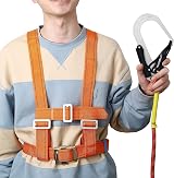Btstil Full Body Safety Harness Kit Adjustable Belt for Aerial Work Fall view 3