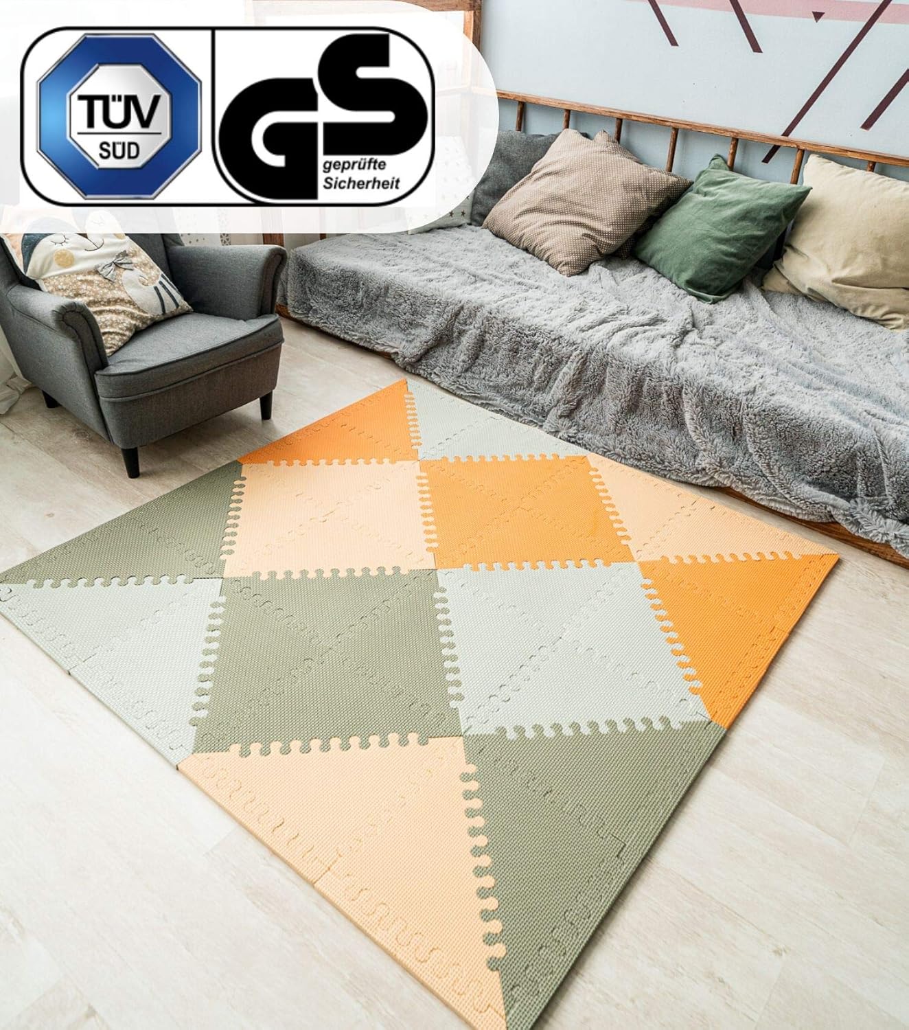 Hakuna Matte Stylish Foam Play Mat for Babies in a Storage Bag +20