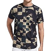 YININF Mens Hipster Hip Hop Short Sleeve Print T-Shirt Shirts Men