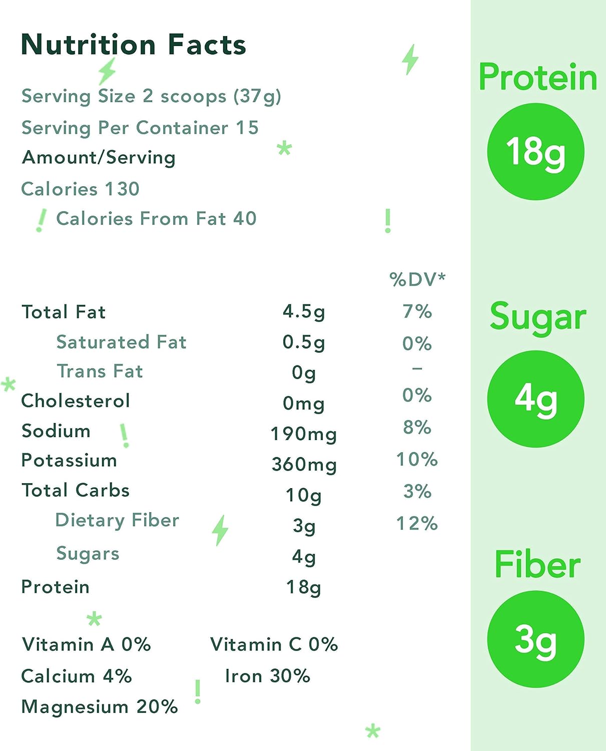 Plant-Based Protein Powder | Organic Vanilla Keto Friendly Vegan Protein with MCT Oil, 18.5 oz, Makes 15 Shakes, Vegan, Gluten Free, Non-GMO, Stevia Free & Erythritol Free, Soy Free, Dairy Free & Only 3g Sugar: Health & Personal Care