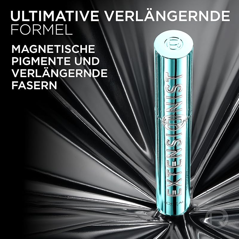 L'Oréal Paris Telescopic Extensionist Waterproof Mascara, Verlängernde, wasserfeste Wimperntusche, Farbe Schwarz, 1x 9,9ml