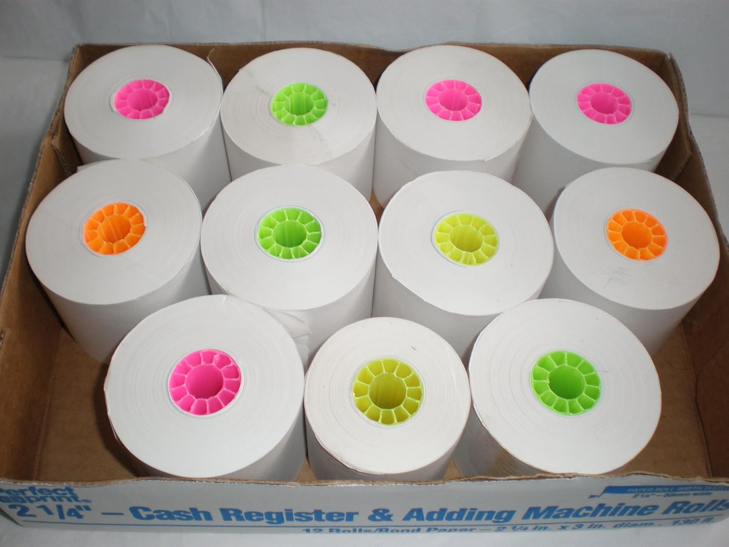 Cash Register & Adding Machine Rolls 2 1/4", 130 Ft., 10