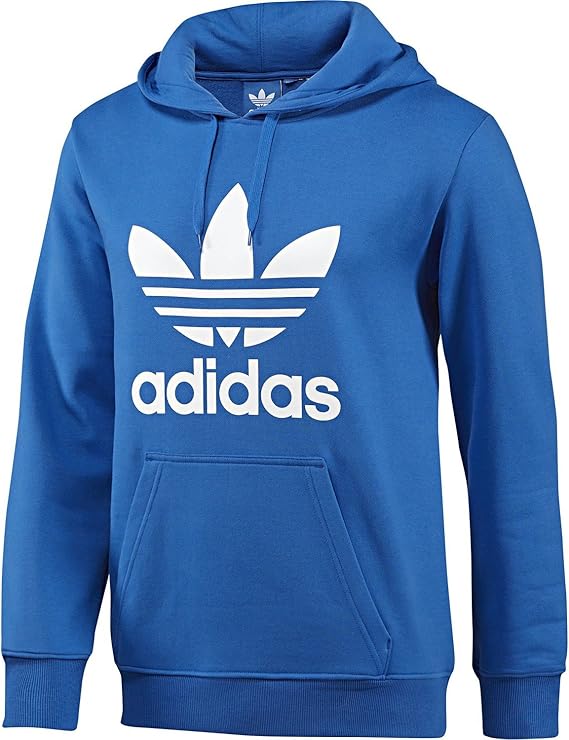 Amazon アディダス Adidas Originals Trefoil ロゴ ユニセックス パーカー 青 X 白 並行輸入品 Xs トレーナー パーカー 通販