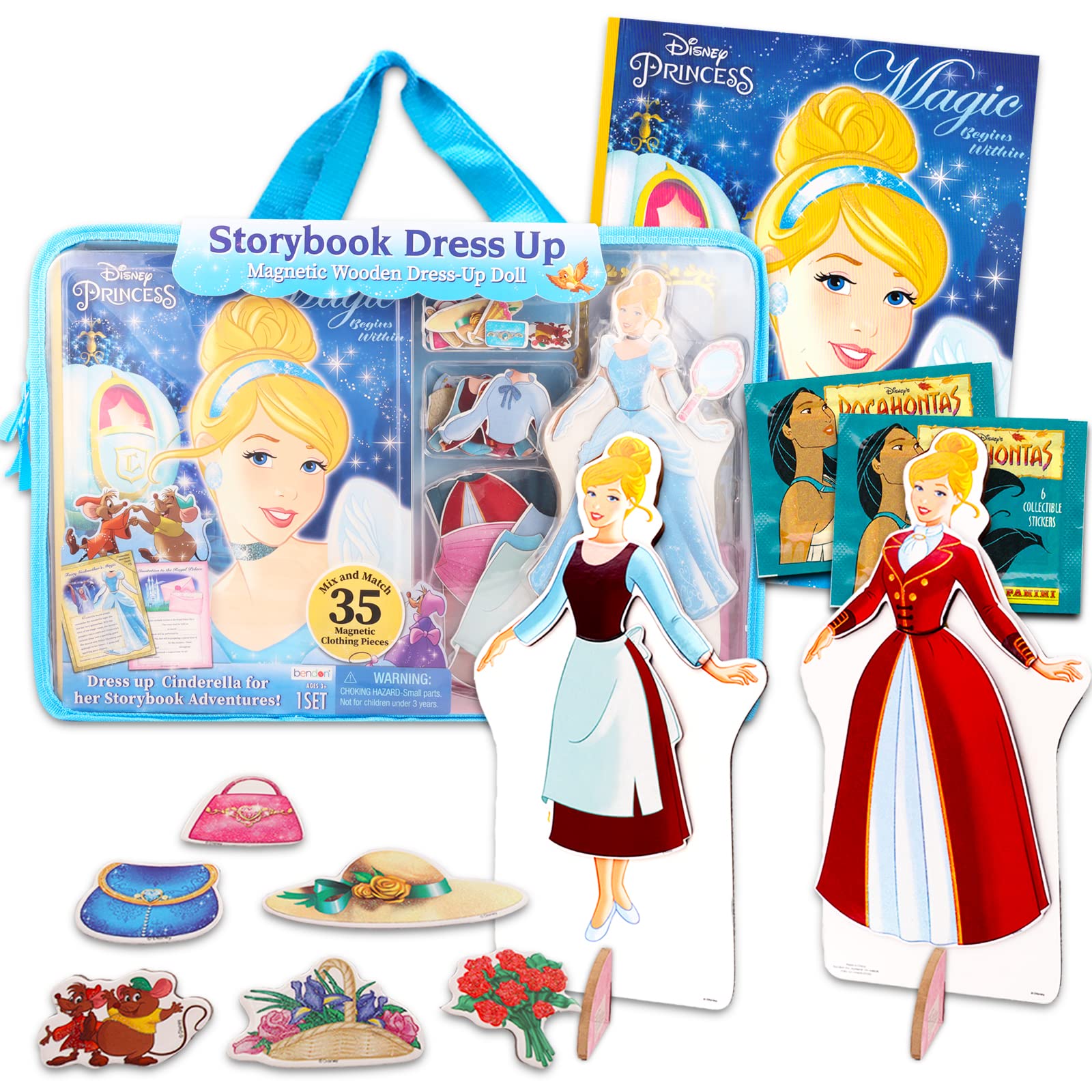 disney princess magnetic dress up Mua Doll Figure for Girls ~ Cinderella Bundle with 35 Magnetic Wardrobe Accessories, Storybook, Stickers, and Tote Bag (Princess Activity Set for Kids) trên Amazon Mỹ chính Short Dresses • 1.1M Size:Mom-3XL perfectly bridal