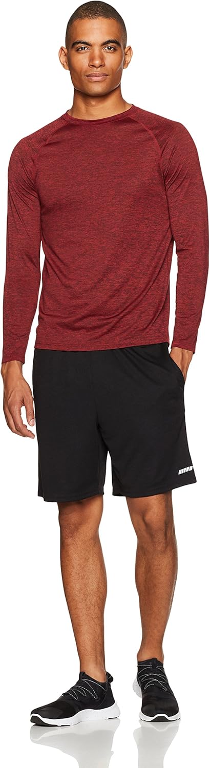  Essentials Men’s Tech Stretch Long-Sleeve T-Shirt: Clothing