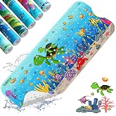 XIYUNTE Bath Mat for Tub Non Slip Bathtub Mat Non Slip 40x16 Baby Bath Mat (A-sea Turtle)