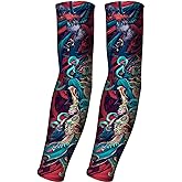 AHXN UV Sun Protection Arm Sleeves for Men & Women-UPF 50+ Sports Compression Cooling Sleeve-Unique TATTOO SLEEVE gift