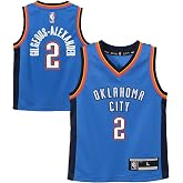 Shai Gilgeous-Alexander Oklahoma City Thunder NBA Boys Kids 4-7 Blue Icon Edition Player Jersey&hellip;