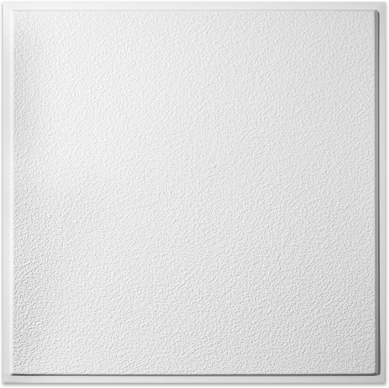 Amazon Com Genesis White Stucco Pro Revealed Edge Ceiling Tiles