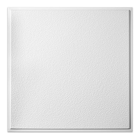 Genesis White Stucco Pro Revealed Edge Ceiling Tiles Easy Drop
