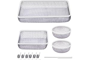 Eazy2hD 4 Pack Flying Insect Screen for RV Refrigerator Vents, RV Furnace Vent Cover,RV Furnace Bug Screen for Camper Vents