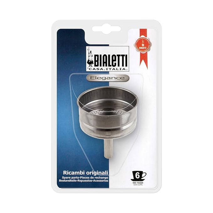 Bialetti 6 Cup Venus Filter Funnel, Silver Amazon.co.uk Kitchen & Home