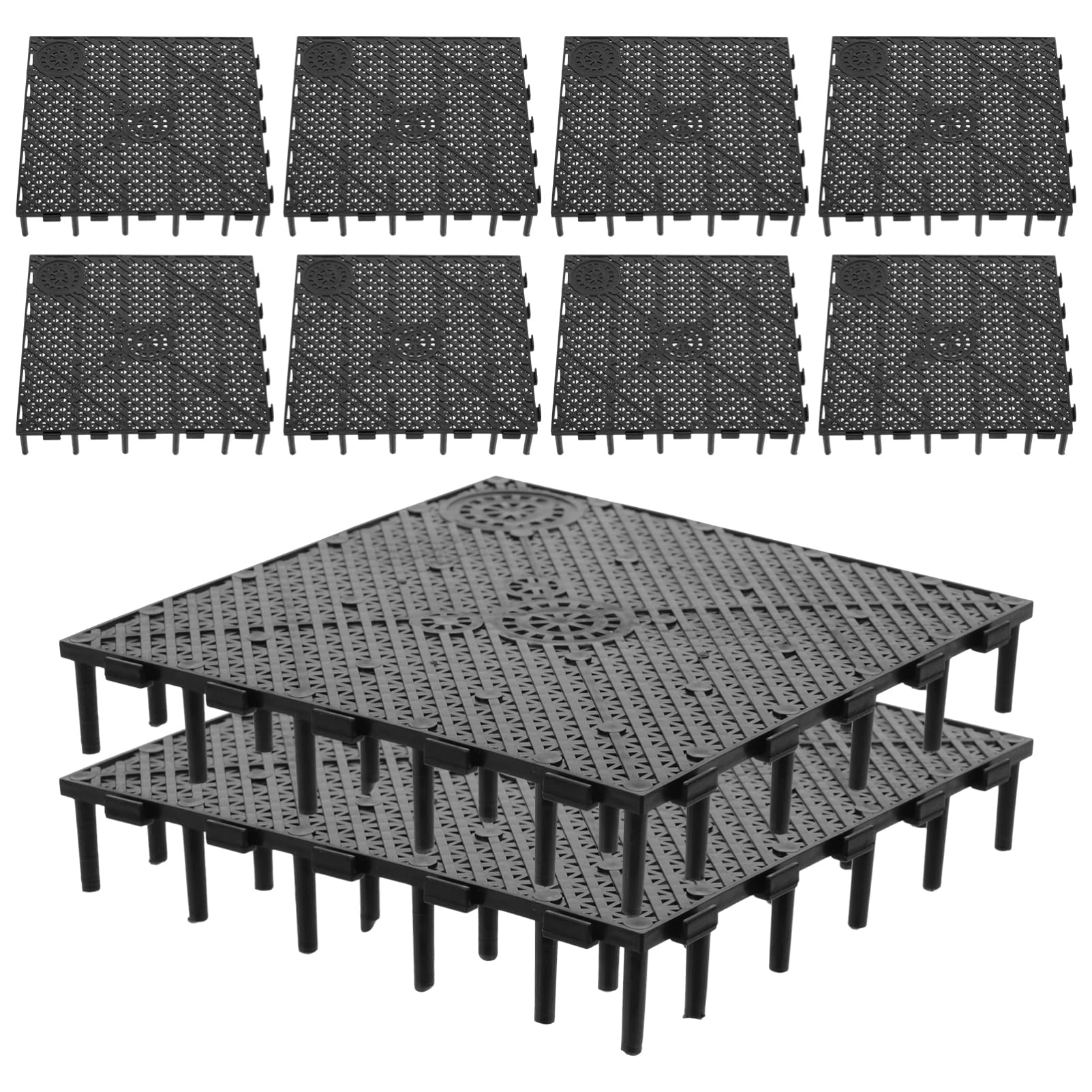 iplusmile Fish Tank Bottom Filter- Under Gravel Filter Plate 15x15cm- Isolate Board Divider for Aquarium, Splicing Easy to Install