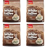 4 Packs SUPER Charcoal Roasted Classic White Coffee 3 in 1 Instant Coffee (4 pack x 15 sachets) Imported from Malaysia