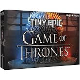 Tiny Epic Game of Thrones Board Game, Strategy Game for Adults &amp; Teens, 1-4 Players, 60+ Min Playtime, Play as Iconic Westeros Characters, Custom Dice, Miniatures, Metal Coins, and Wooden Components