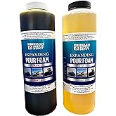 Fiberglass Supply Depot 4 Lb. Density Expanding Pour Foam, 2 Part Polyurethane Closed Cell Liquid Foam for Boat and Dock Flotation, Soundproofing, Filling Voids, and Insulation (Quart Kit)