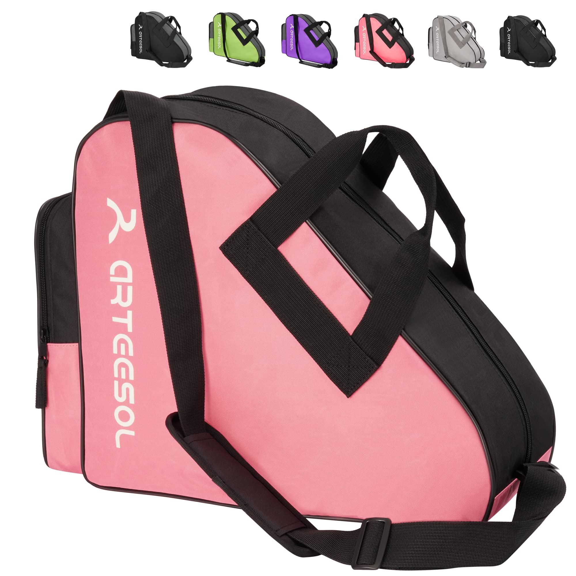 Blackace arteesol Roller Skate Bag,Ice Skate Bag,Inline Skate Bag for Kids & Adults