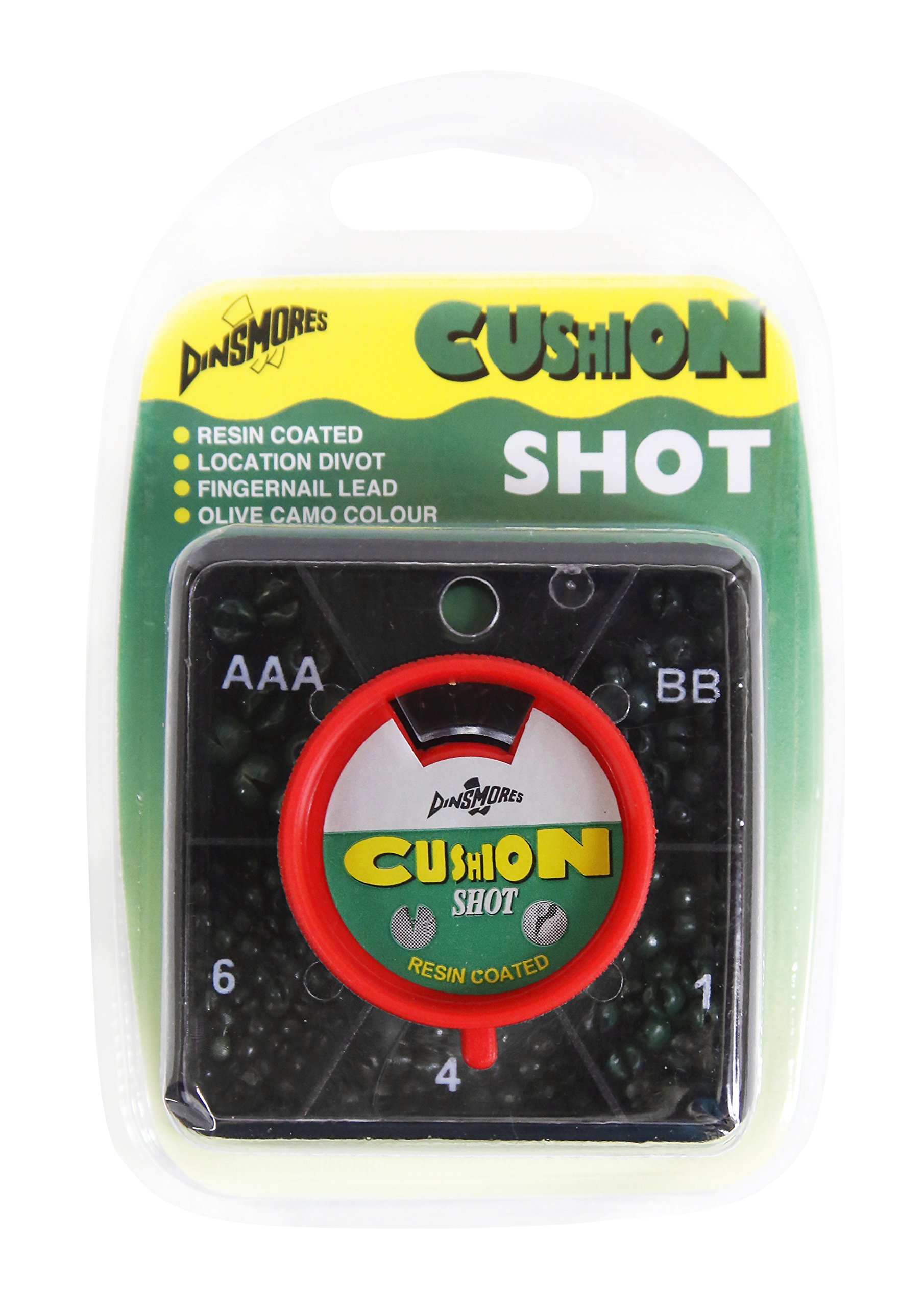 Dinsmores Cushion Shot - 5 Way Dispenser - AAA, BB, No 1,4,6 - Camo Olive Green