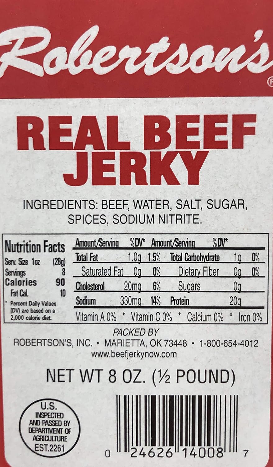33 Beef Jerky Ingredients Label Labels Database 2020